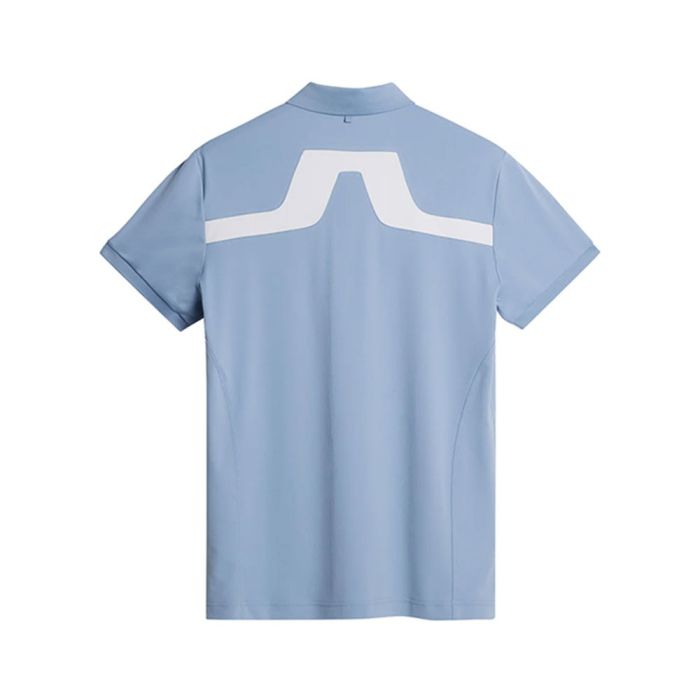 J Lindeberg Men's KV Print Golf Polo - JL Navy