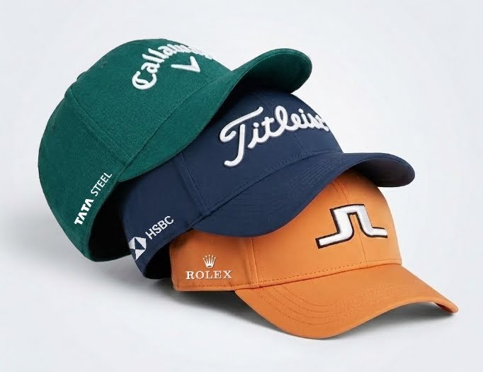 Custom golf headwear